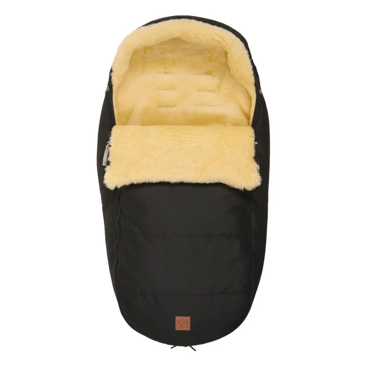 Premium Sheepskin Footmuff | Black- Product image n°1