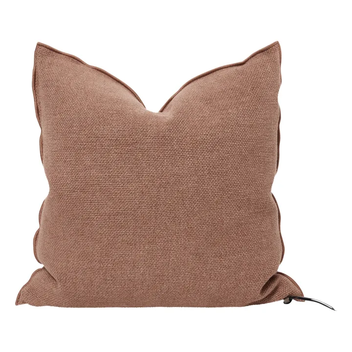 Coussin Vice Versa en toile Formentera | Argile- Image produit n°0