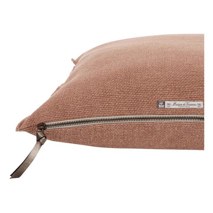 Coussin Vice Versa en toile Formentera | Argile- Image produit n°1
