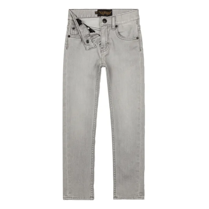 Jeans-Hose Slim Icon  | Hellgrau- Produktbild Nr. 0