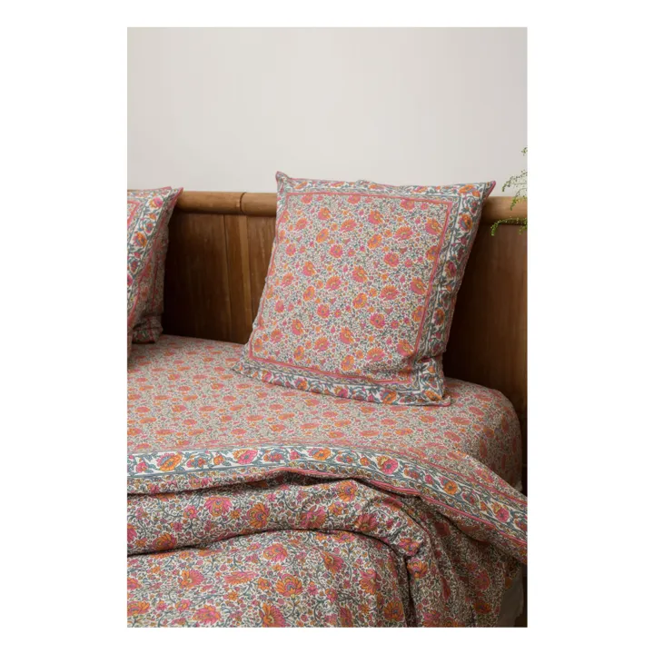 Drap-housse Nicole en coton bio | Orange- Image produit n°2
