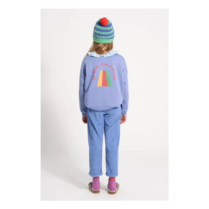 Sweatshirt Wanted And Wild Bio-Baumwolle | Violett- Produktbild Nr. 6