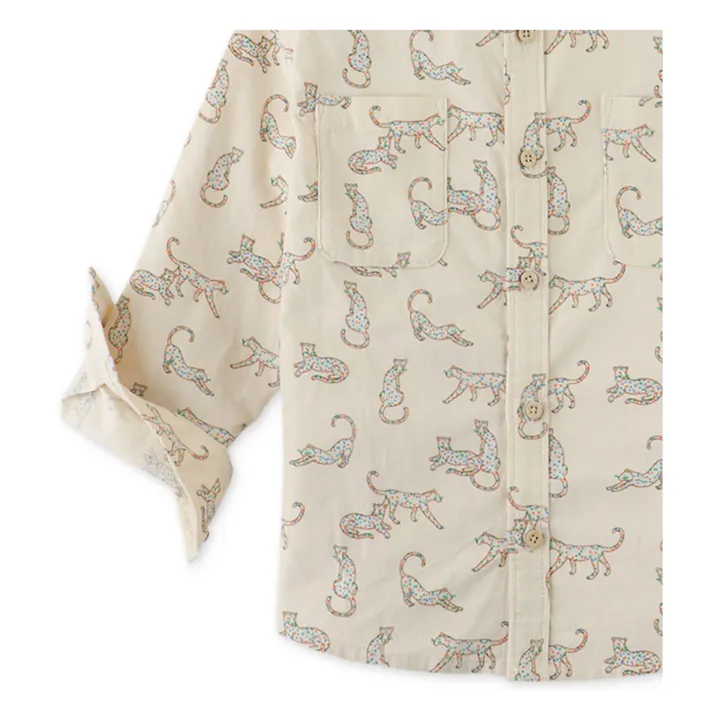 Chemise Léopard | Ecru- Image produit n°5