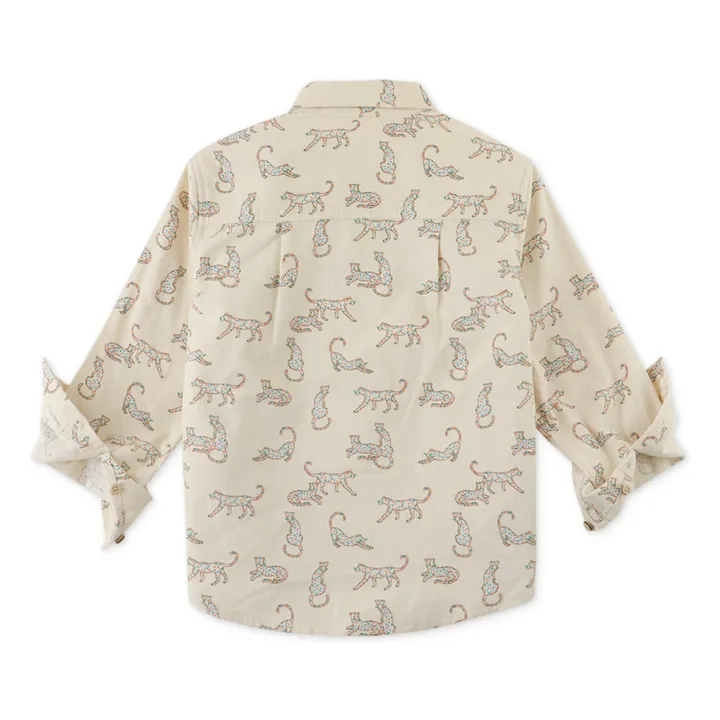 Chemise Léopard | Ecru- Image produit n°6