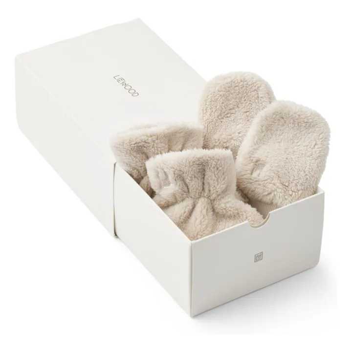 Lot Moufles et Chaussons Fernanda | Ecru- Image produit n°3