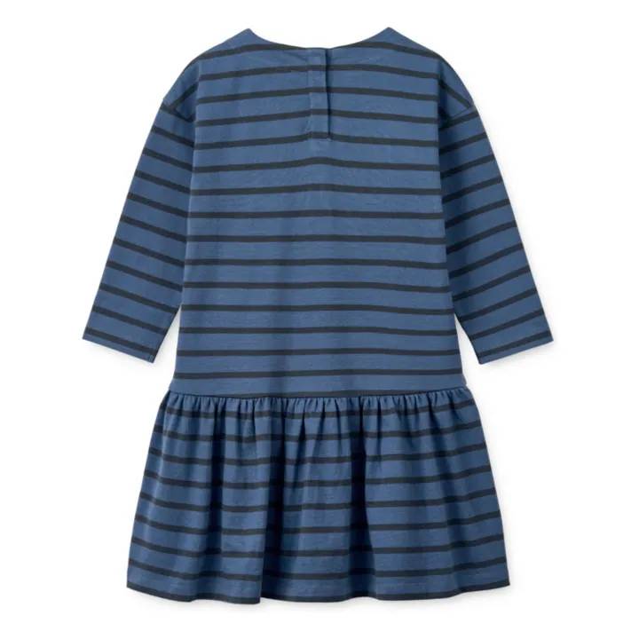 Robe Alberte Jersey | Bleu- Image produit n°1