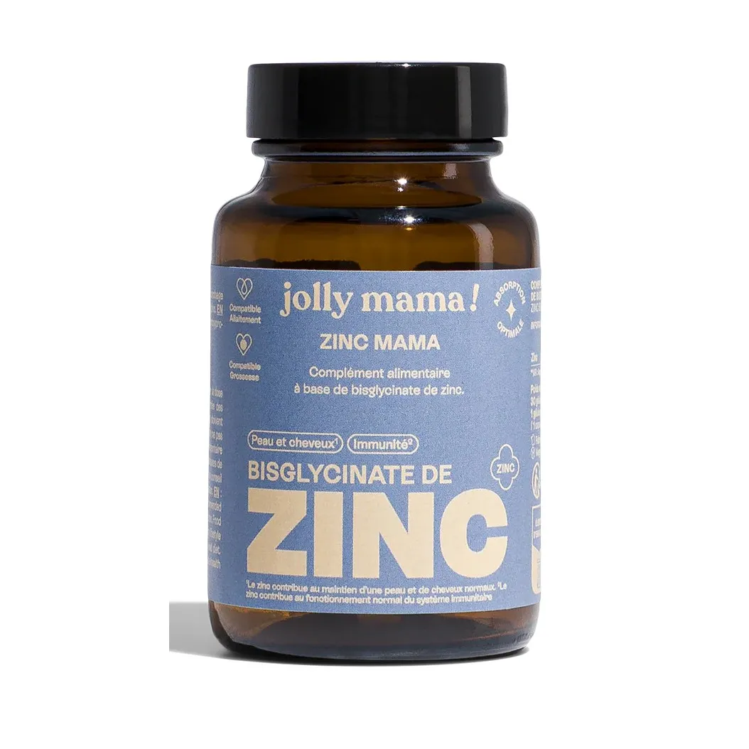 Complément alimentaire au zinc bisglycinate Zinc Mama - 30 gélules- Image produit n°0
