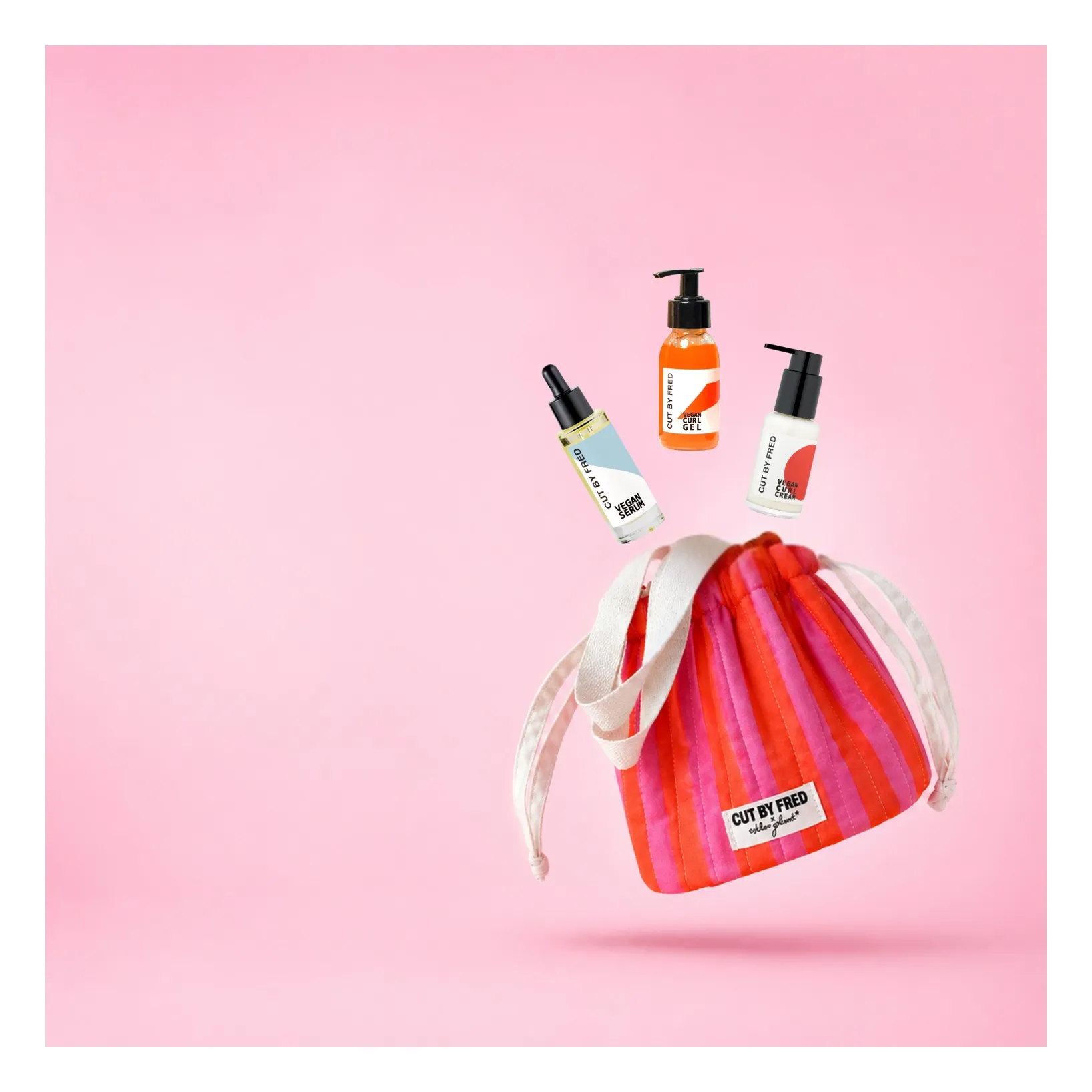 Pochon Curl x Esther Jolivet | Rouge- Image produit n°1