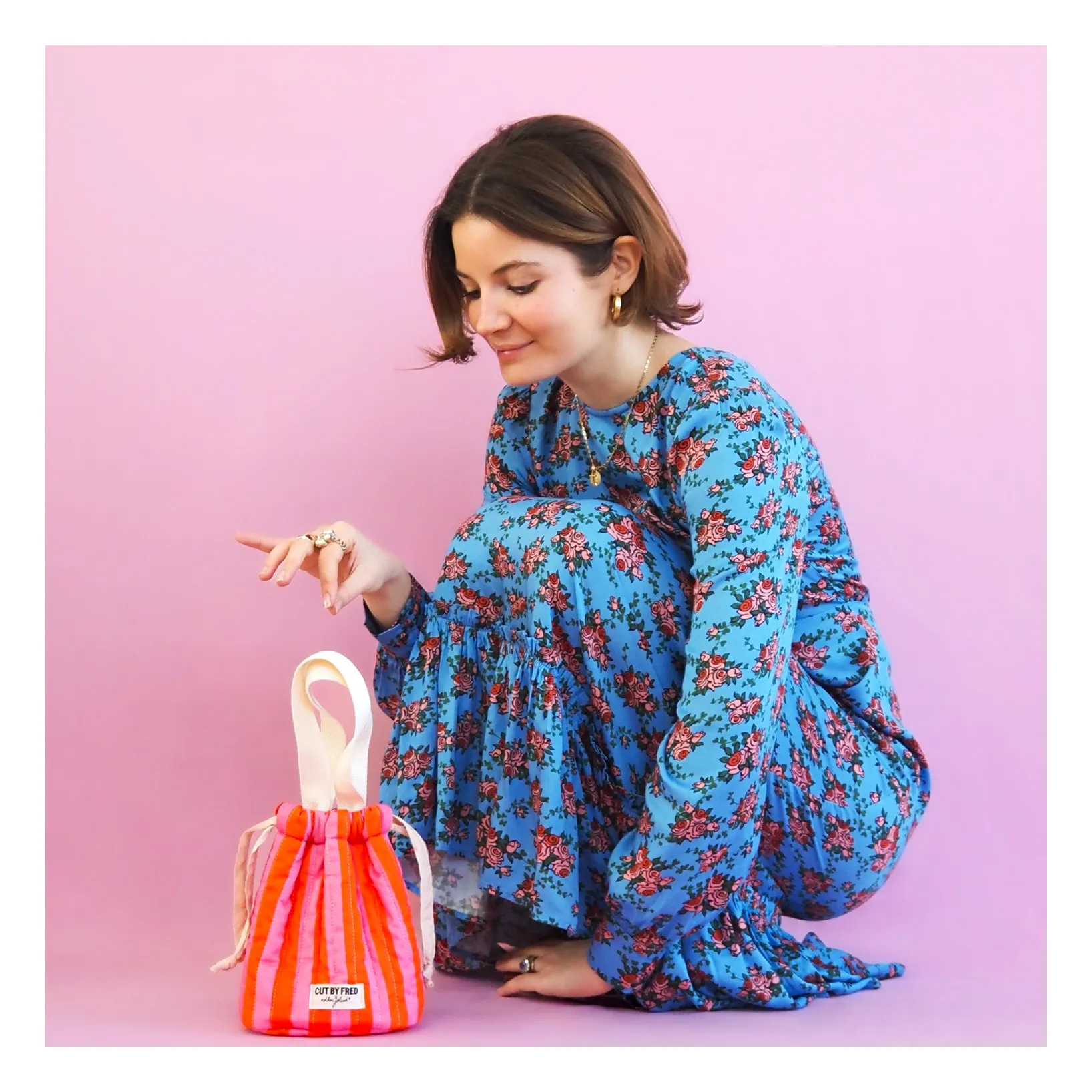 Pochon Curl x Esther Jolivet | Rouge- Image produit n°2