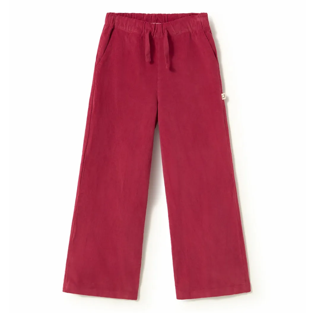 Pantalon Arlet Coton Bio | Pourpre- Image produit n°0