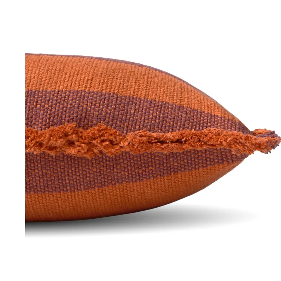 Coussin Rectangulaire Lines | Orange- Image produit n°5