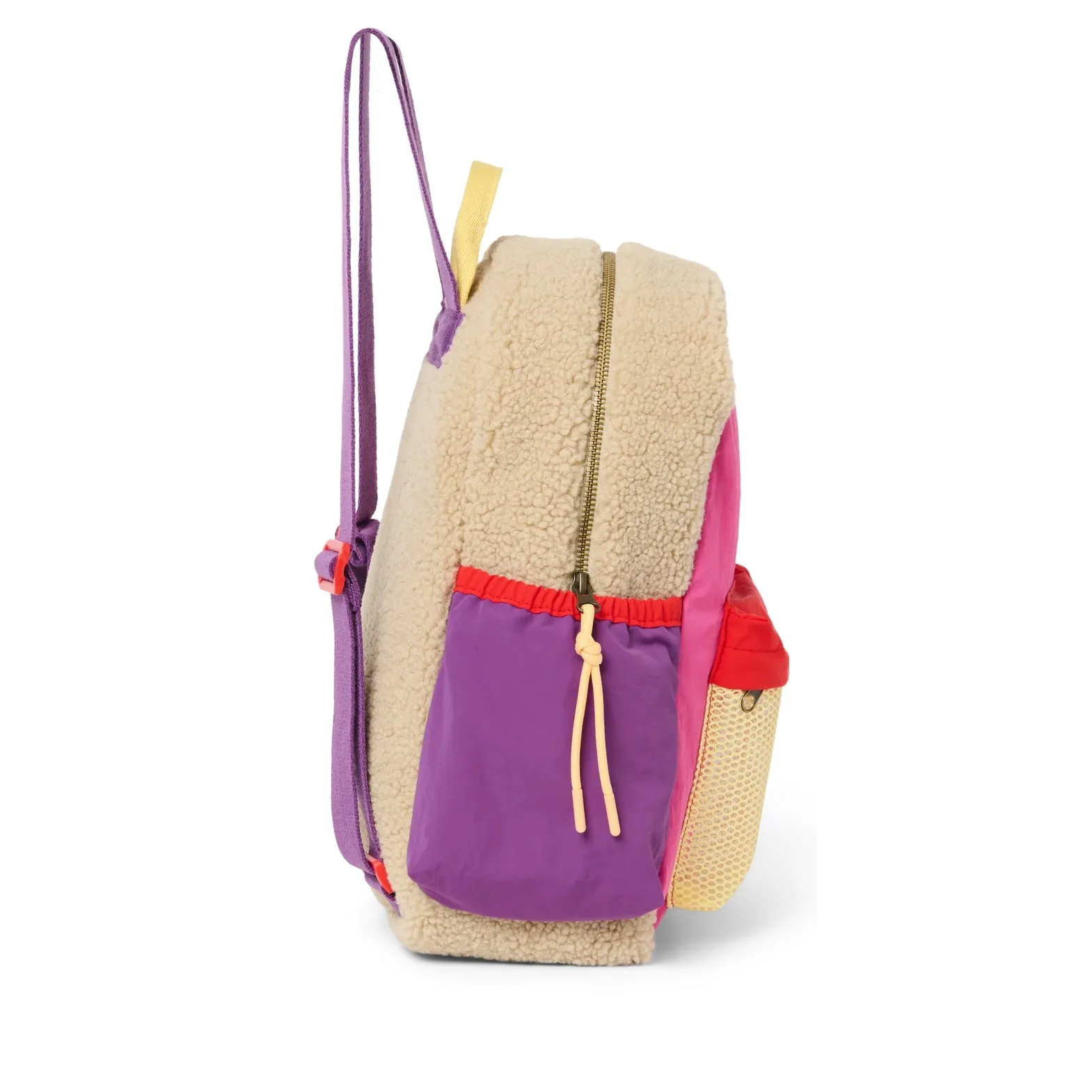Sac à dos patchwork | Rose bonbon- Image produit n°4