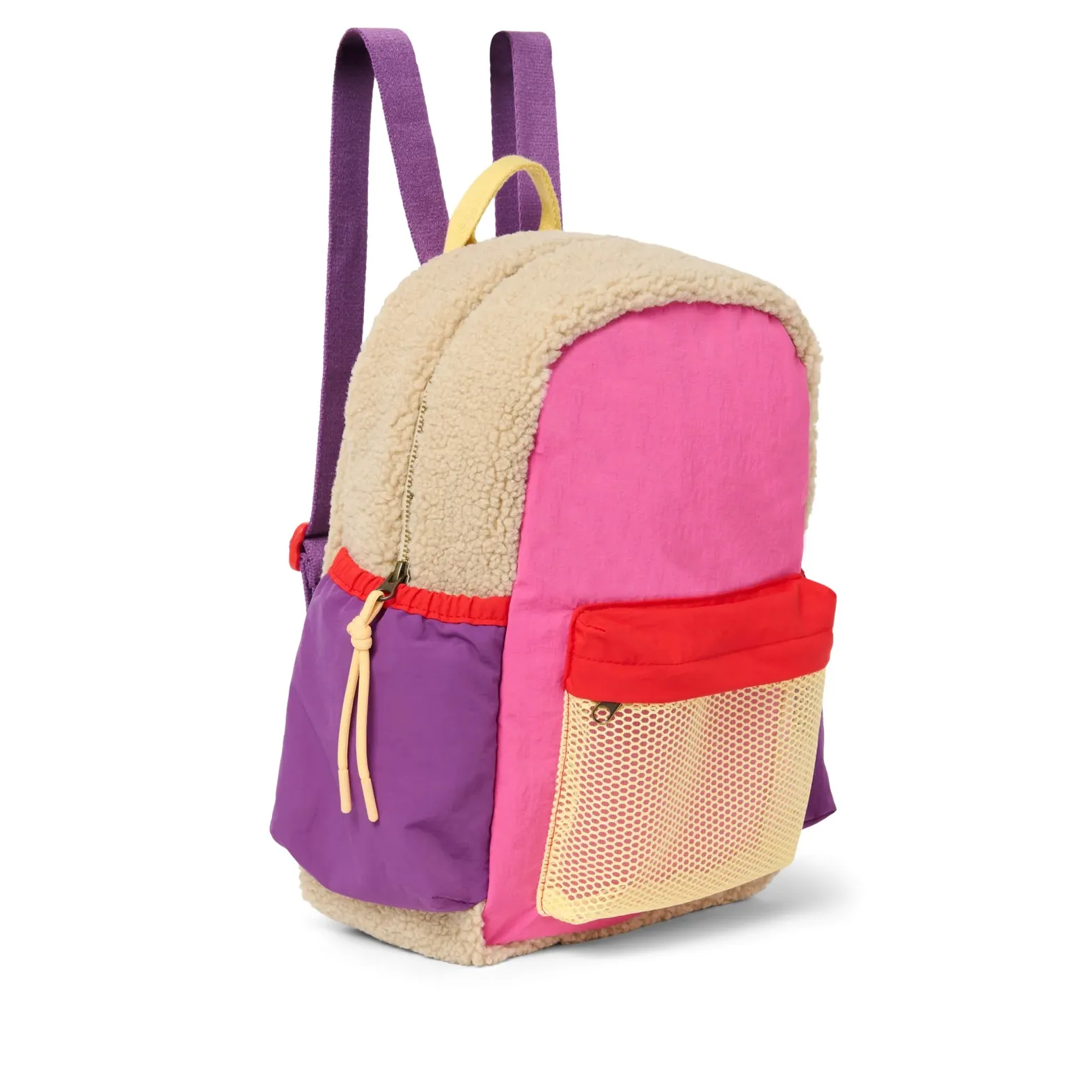 Sac à dos patchwork | Rose bonbon- Image produit n°3