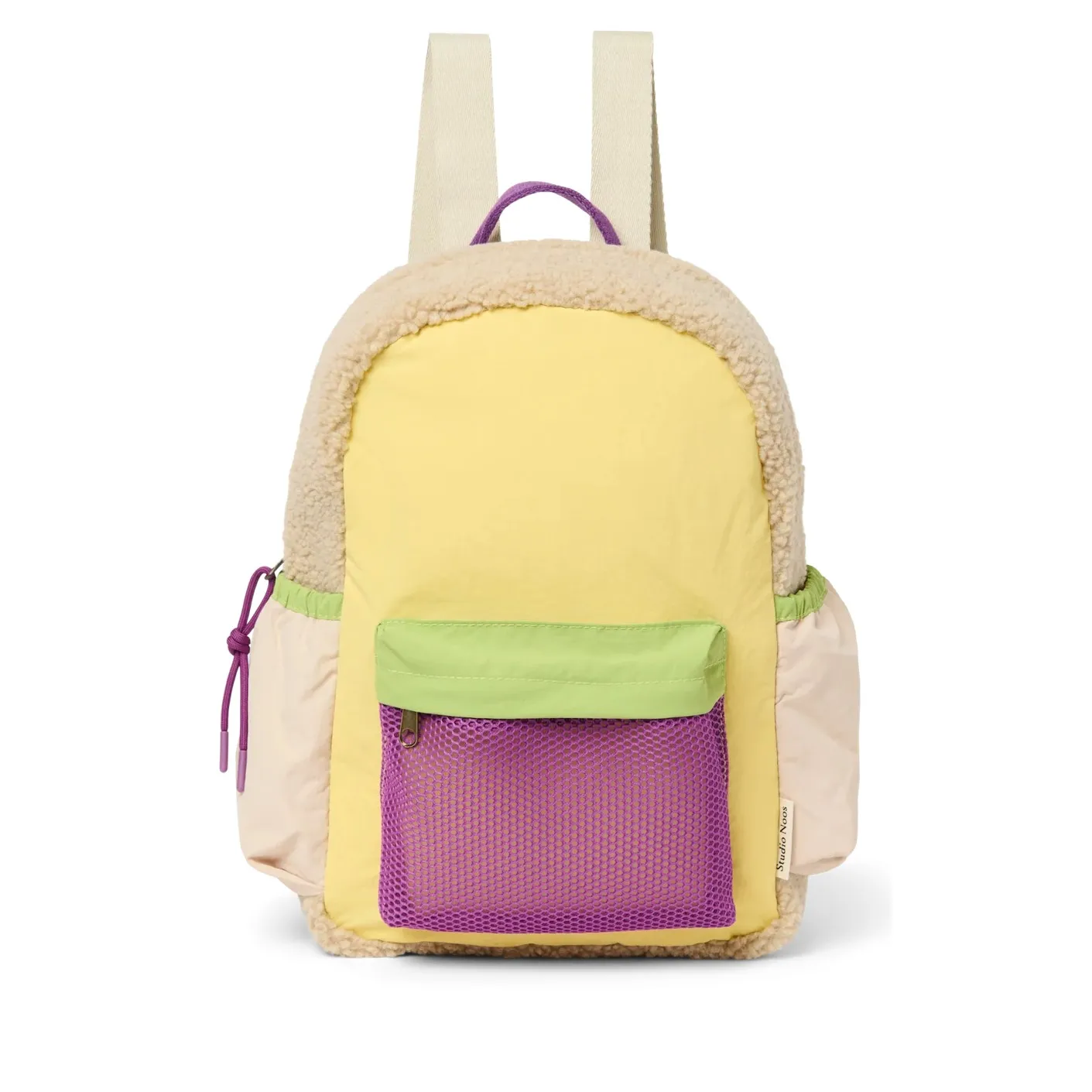 Sac à dos patchwork | Jaune pâle- Image produit n°0