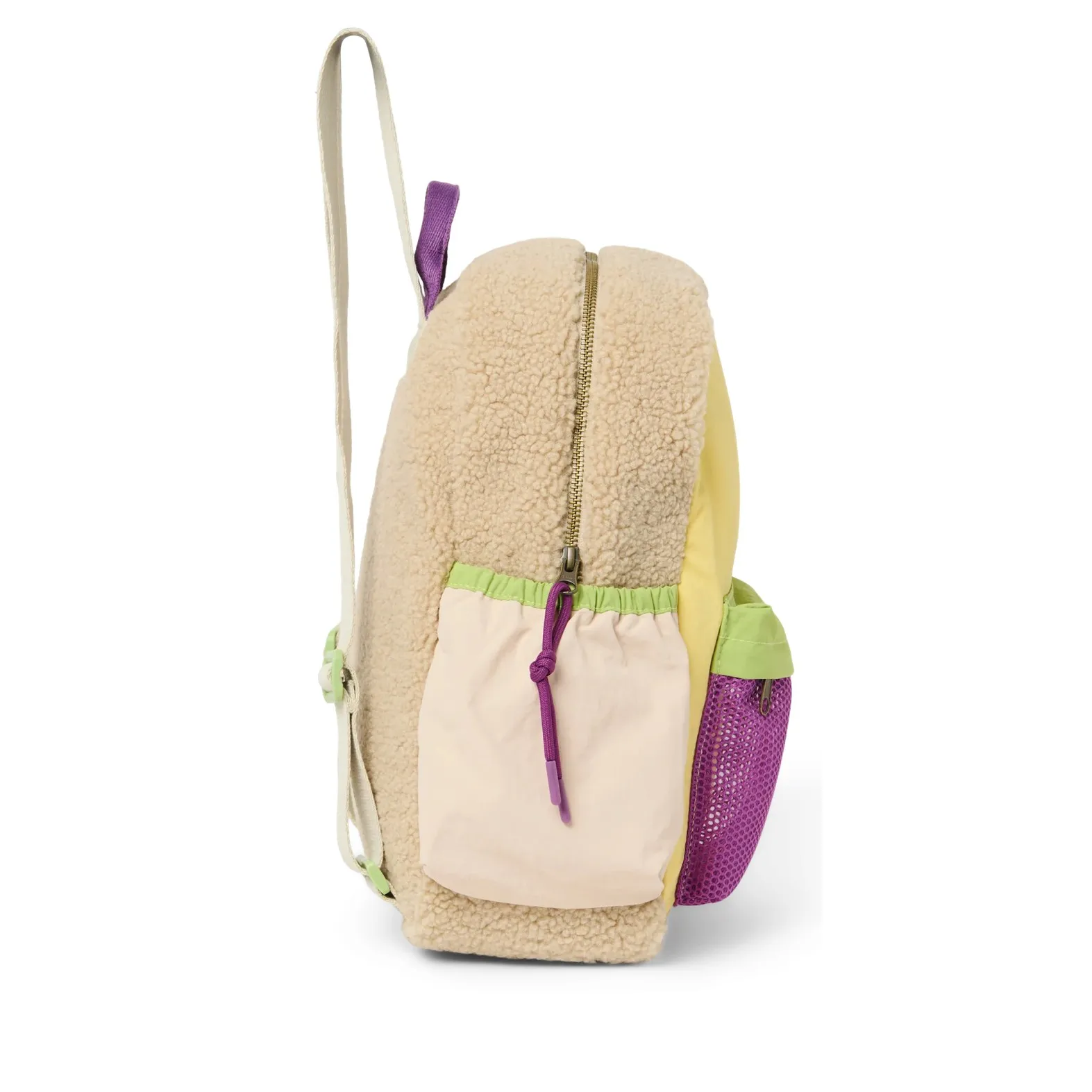 Sac à dos patchwork | Jaune pâle- Image produit n°4