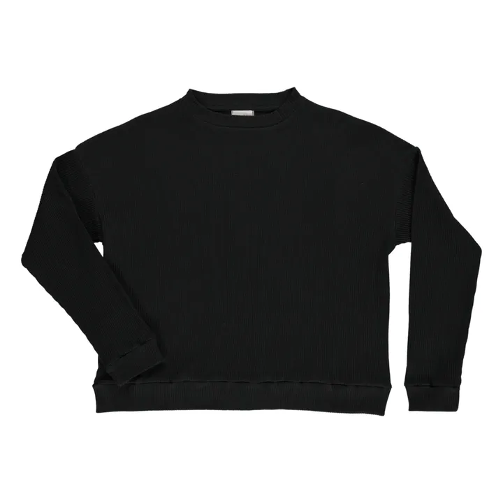 Camiseta Ribbed Pine - Colección Mujer | Negro- Imagen del producto n°0