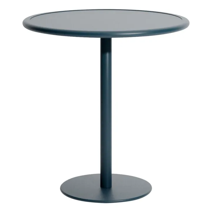 Weekend Bistrot round table | Grey blue- Product image n°0