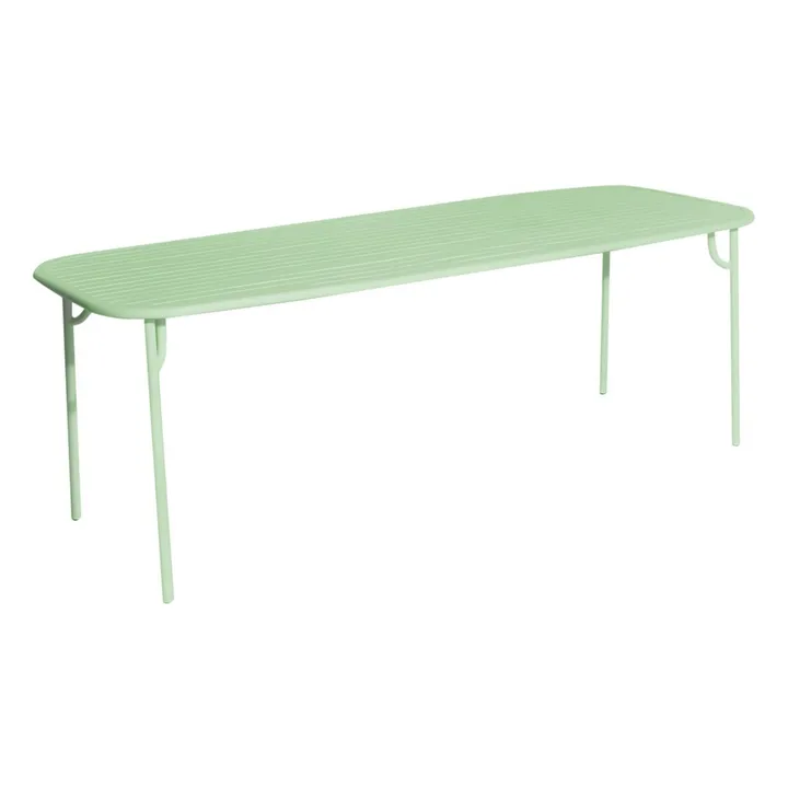 Mesa rectangular de fin de semana | Verde Pálido- Imagen del producto n°2