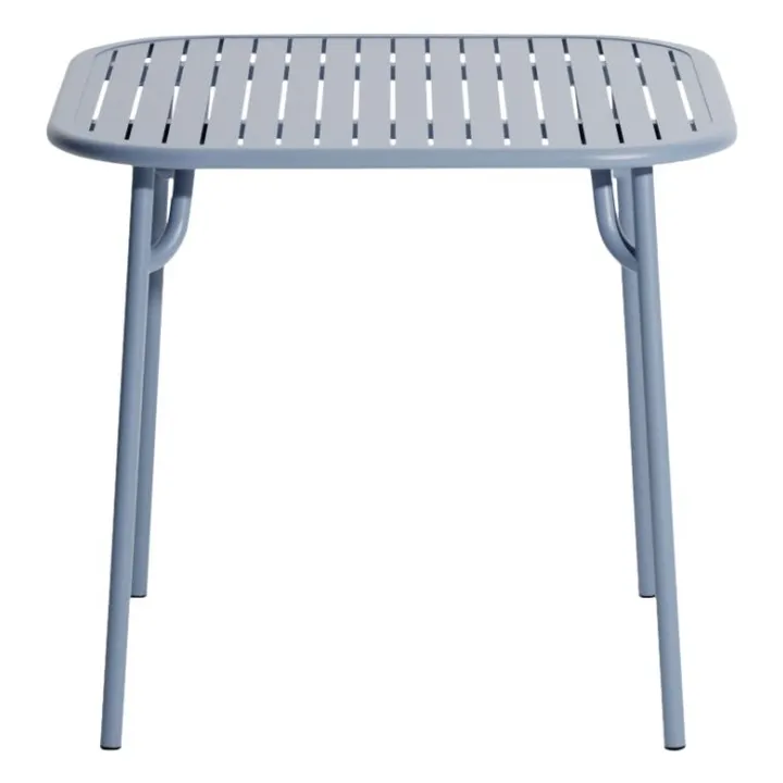 Mesa cuadrada de fin de semana | Azul Claro- Imagen del producto n°0