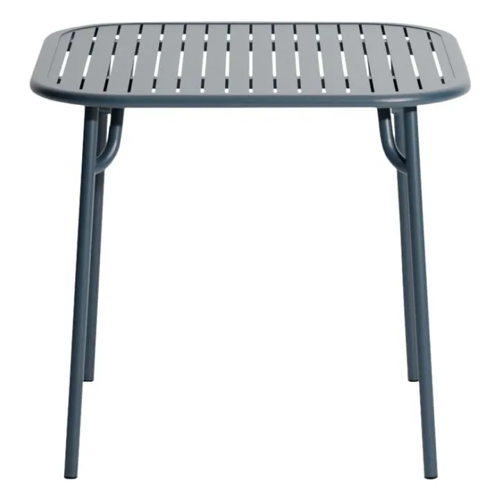 Week-end square table | Grey blue- Product image n°0