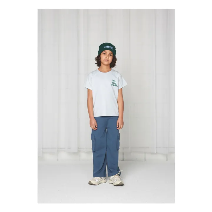 Pantalon Cargo Large | Indigo- Image produit n°4