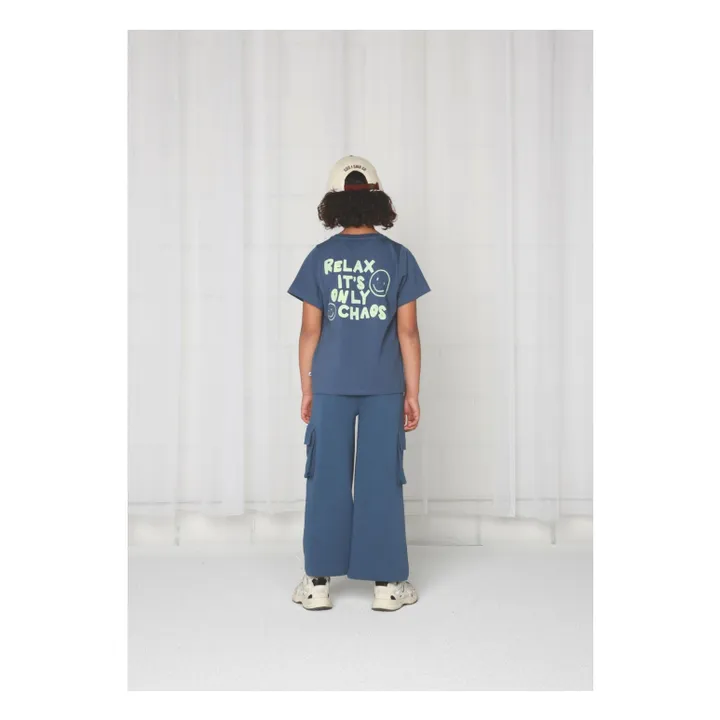 Pantalon Cargo Large | Indigo- Image produit n°3