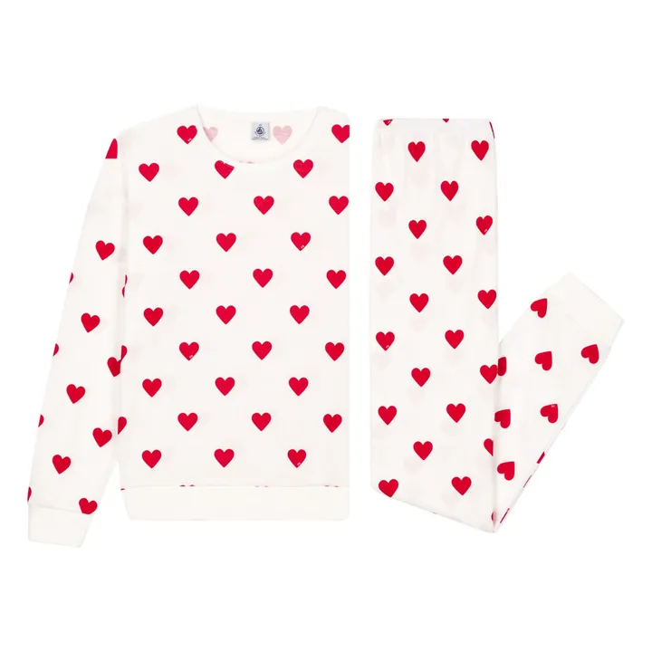 Conjunto de pijama Corazón - Colección Mujer | Blanco- Imagen del producto n°1