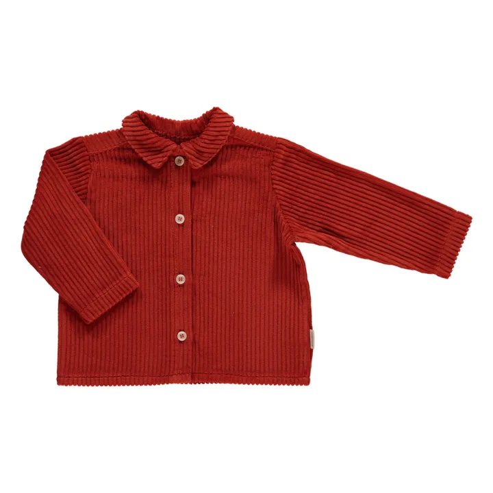 Camisa de pana Belladonna | Rojo- Imagen del producto n°0
