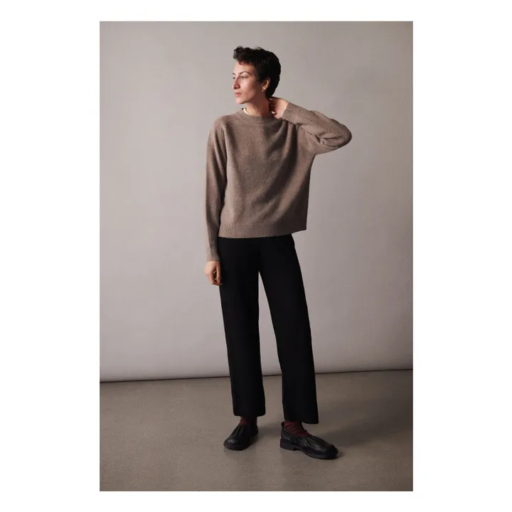 Pantalon Laine Mérinos - Collection Femme | Noir- Image produit n°1