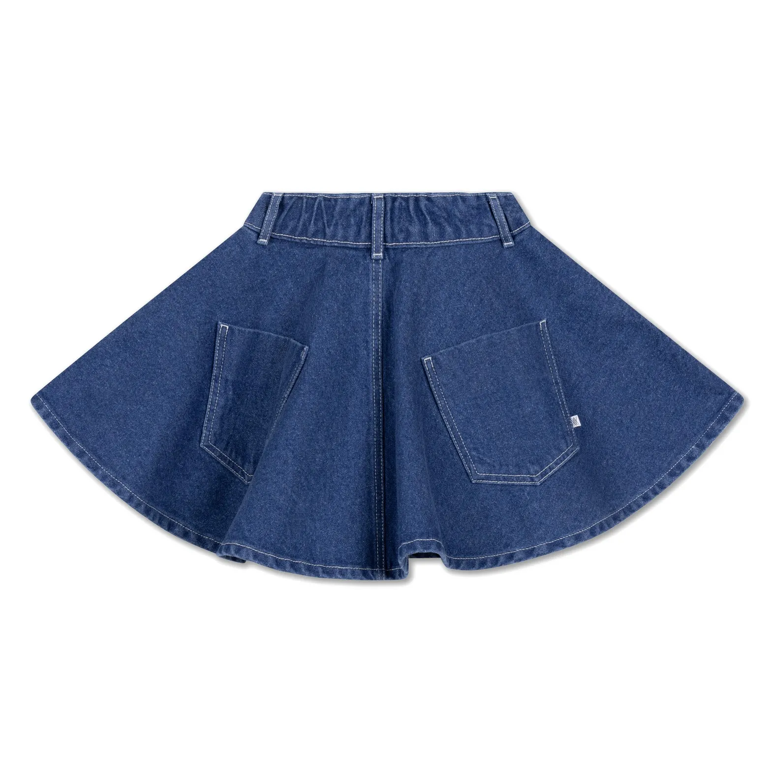 Jupe Denim Coton Bio | Bleu- Image produit n°4