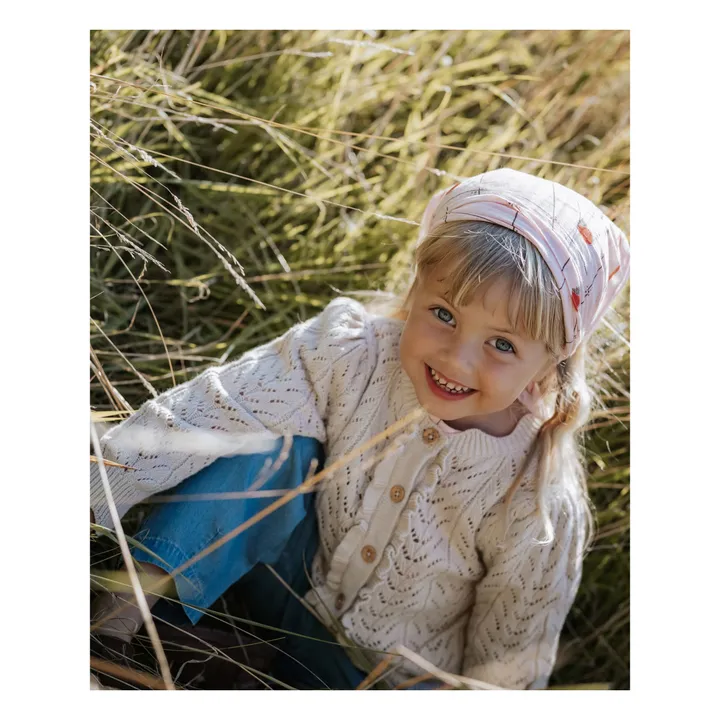 Chaqueta Nova Pointelle de algodón orgánico | Beige- Imagen del producto n°4
