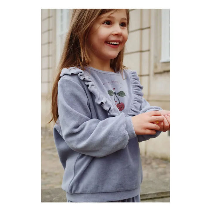 Sweat Wally Volants | Gris- Image produit n°1