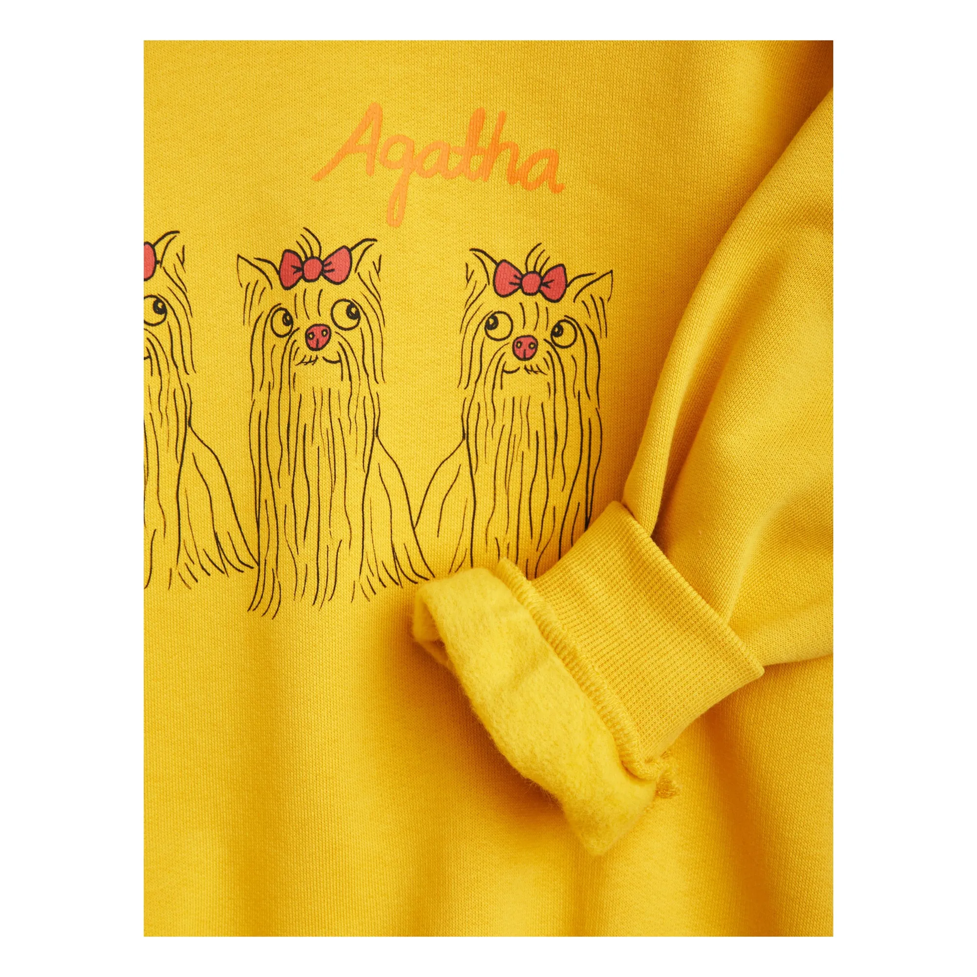 Sweat Agatha Coton Bio | Jaune- Image produit n°2