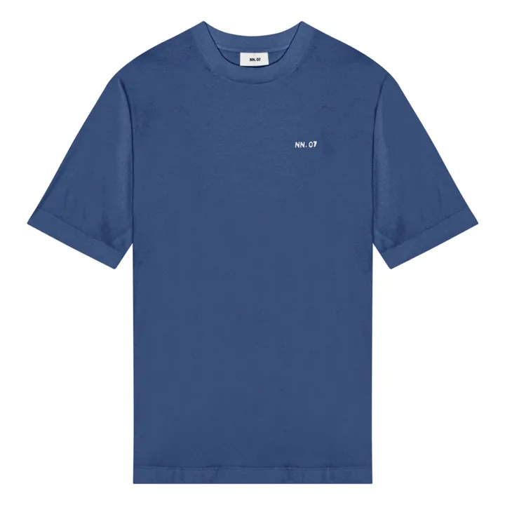 T-Shirt Nat Logo 3525 Bio-Baumwolle | Blau- Produktbild Nr. 0