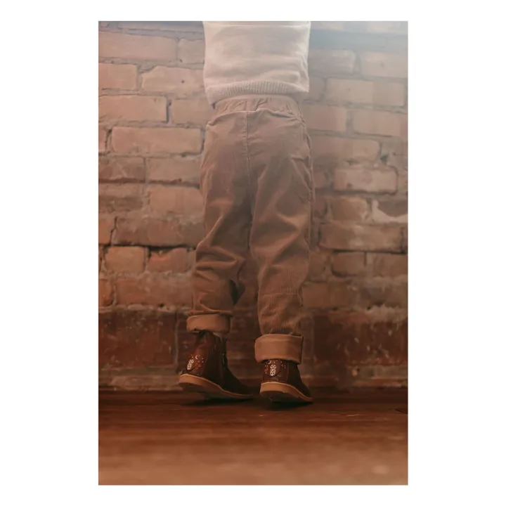 Ankle Owl Boots - Uniqua Collection | Brown- Product image n°2