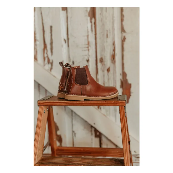 Ankle Owl Boots - Uniqua Collection | Brown- Product image n°4