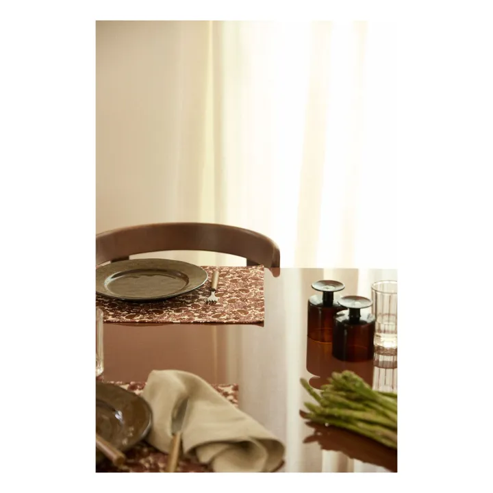 Set de table Arabesque | Bordeaux- Image produit n°2