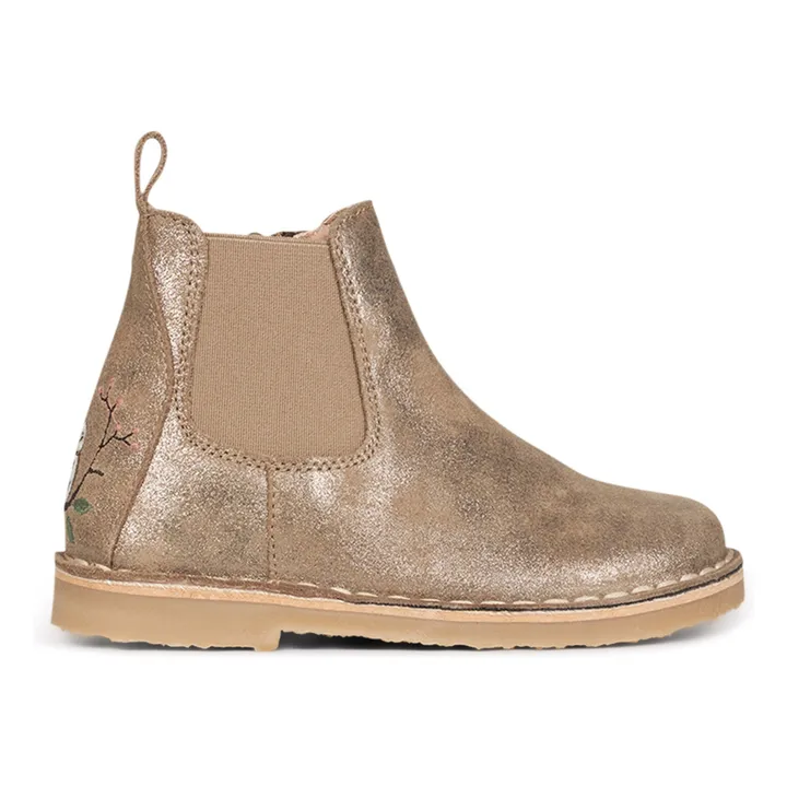 Ankle Owl Boots - Uniqua Collection | Gold- Product image n°0