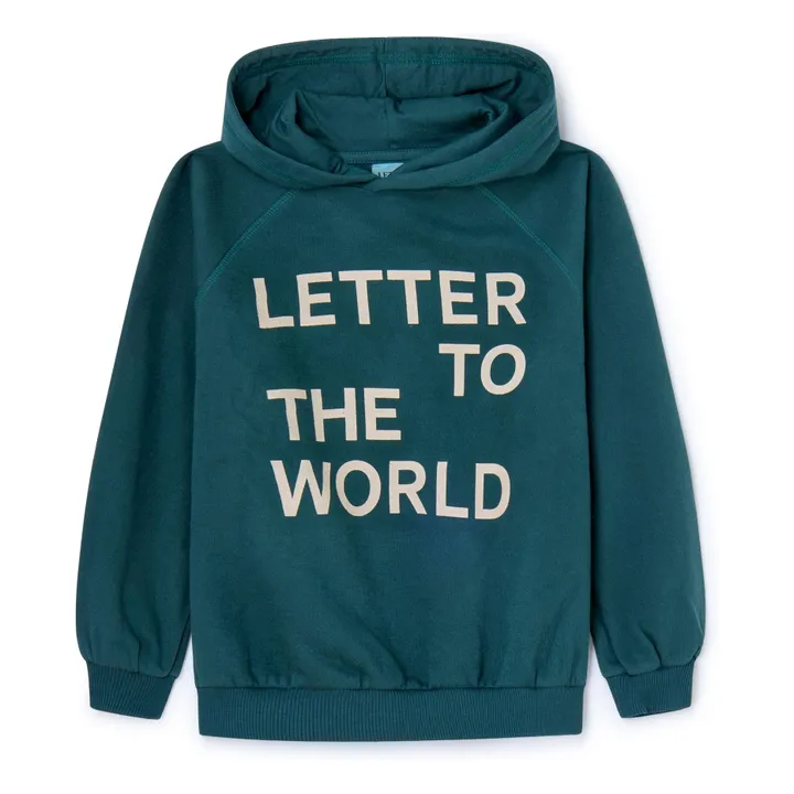 Hoodie LTTW Coton Bio | Bleu canard- Image produit n°0