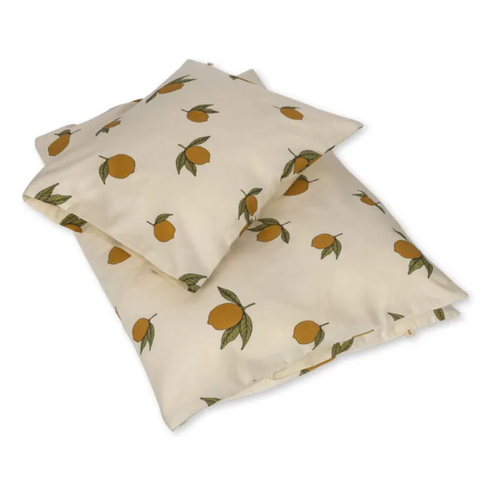 Bettwäsche Lemon aus Bio-Baumwolle | Zitronengelb- Produktbild Nr. 0