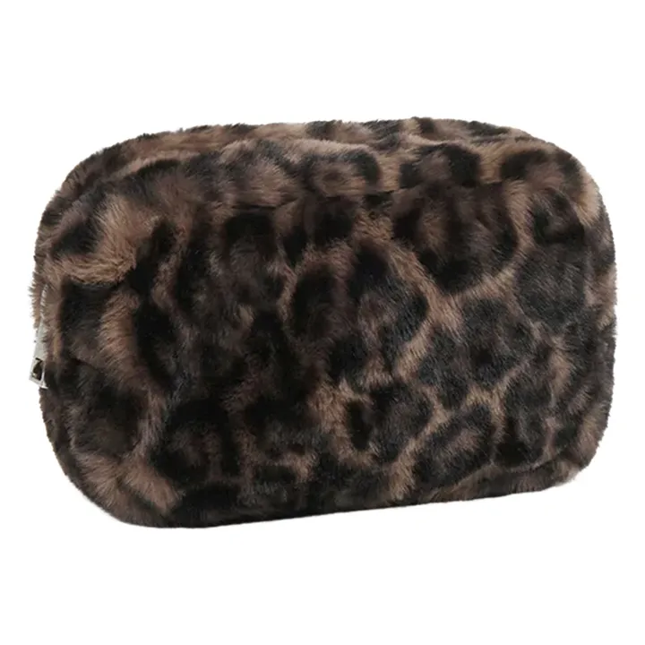 Noor Astuccio leopardato Fibre riciclate | Nero- Immagine del prodotto n°0