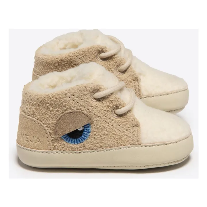 Chaussons Lacets Baby Winter Veja X Big Stuffed | Crème- Image produit n°1