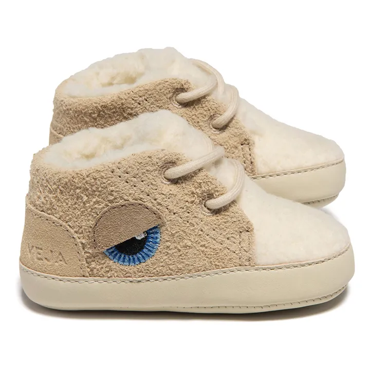 Chaussons Lacets Baby Winter Veja X Big Stuffed | Crème- Image produit n°0