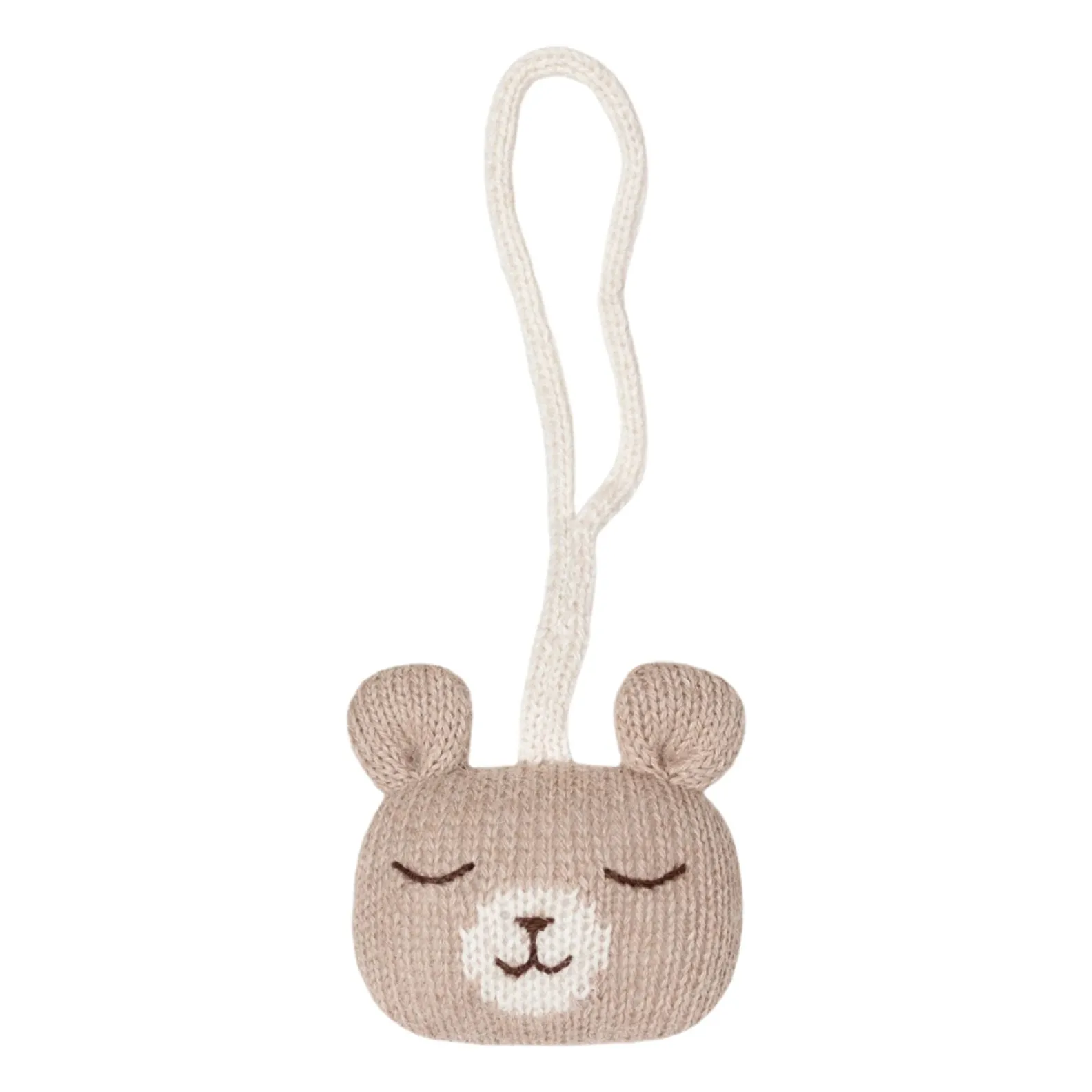 Teddy Bear hanging toy | Sand- Product image n°0