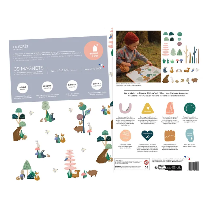 Imanes de animales del bosque- Imagen del producto n°3