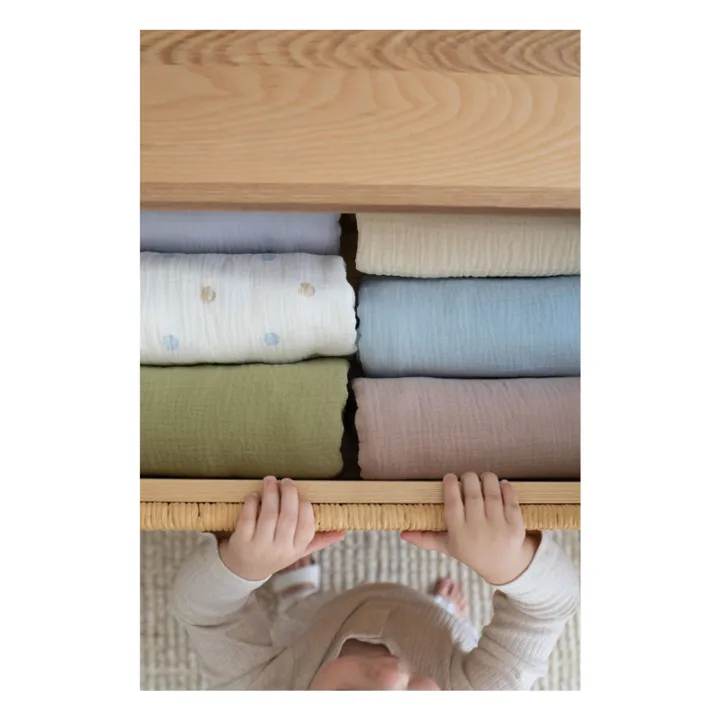 Organic cotton swaddling diaper | Avocat- Product image n°3
