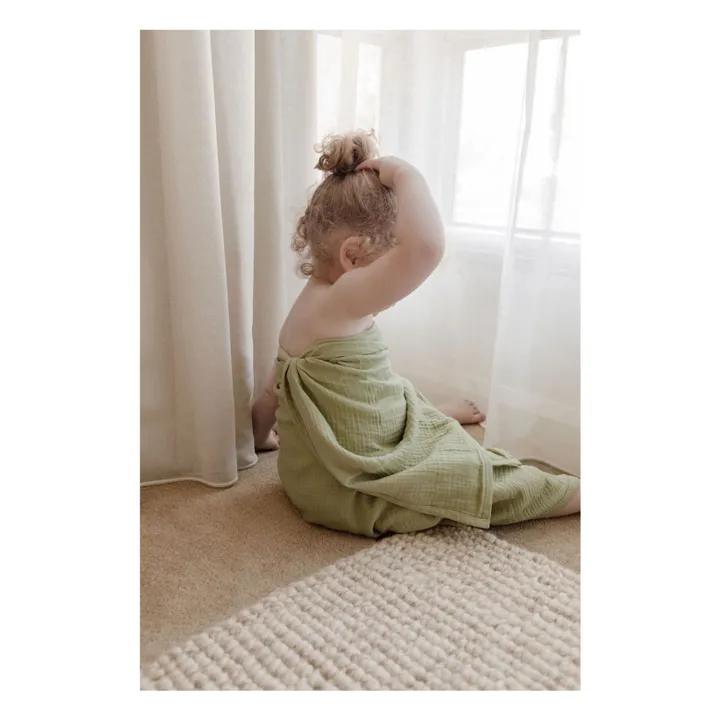 Organic cotton swaddling diaper | Avocat- Product image n°1