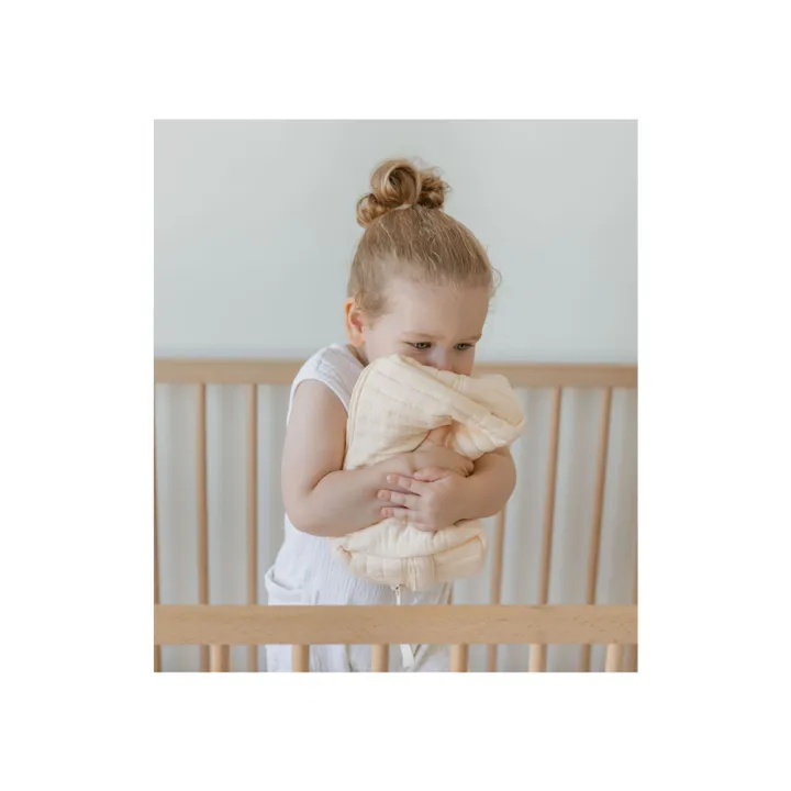 Trousse de toilette en coton bio | Vanille- Image produit n°2