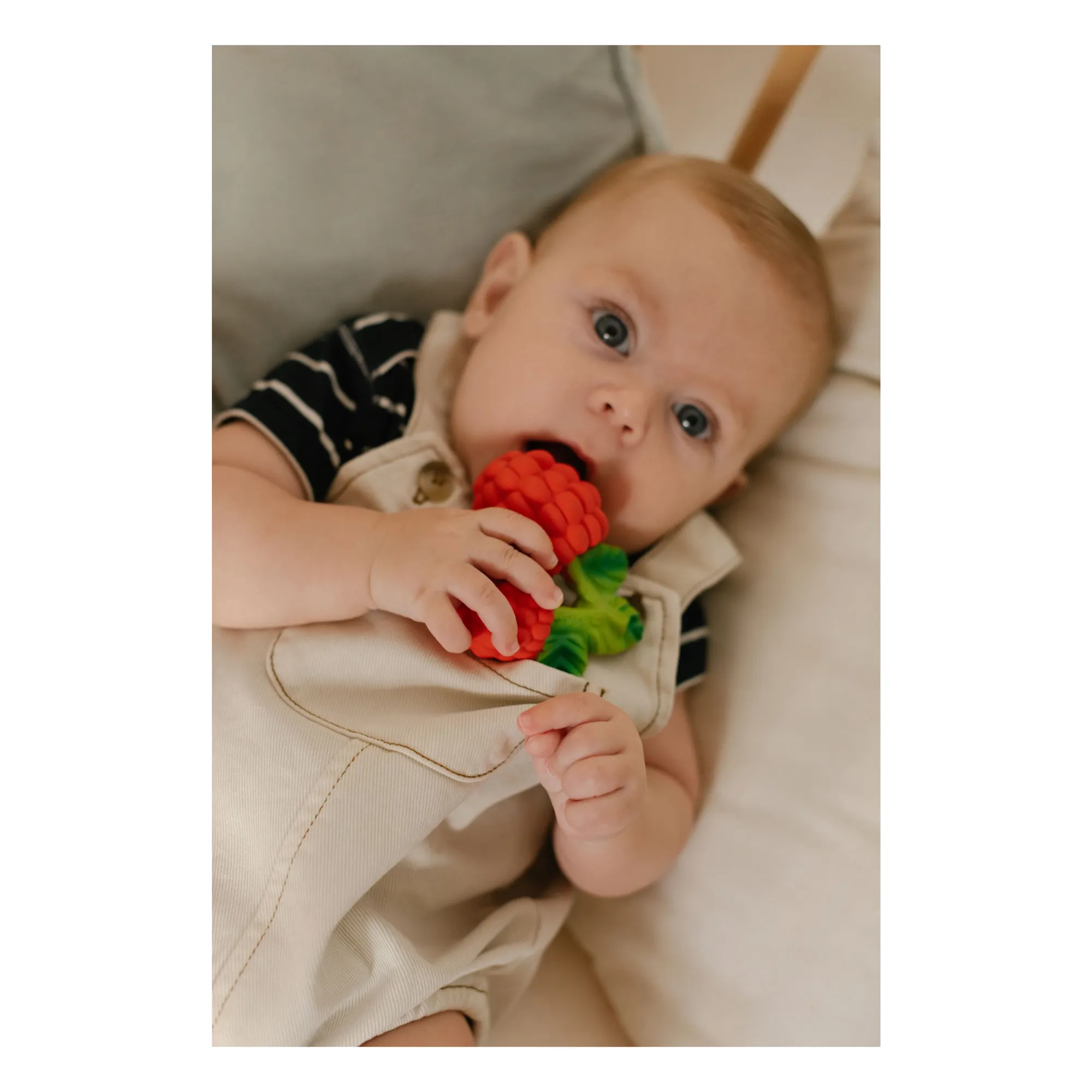 Valery the Raspberry teething ring- Product image n°1