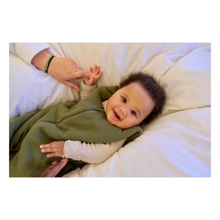 Gigoteuse en coton bio | Vert kaki- Image produit n°5